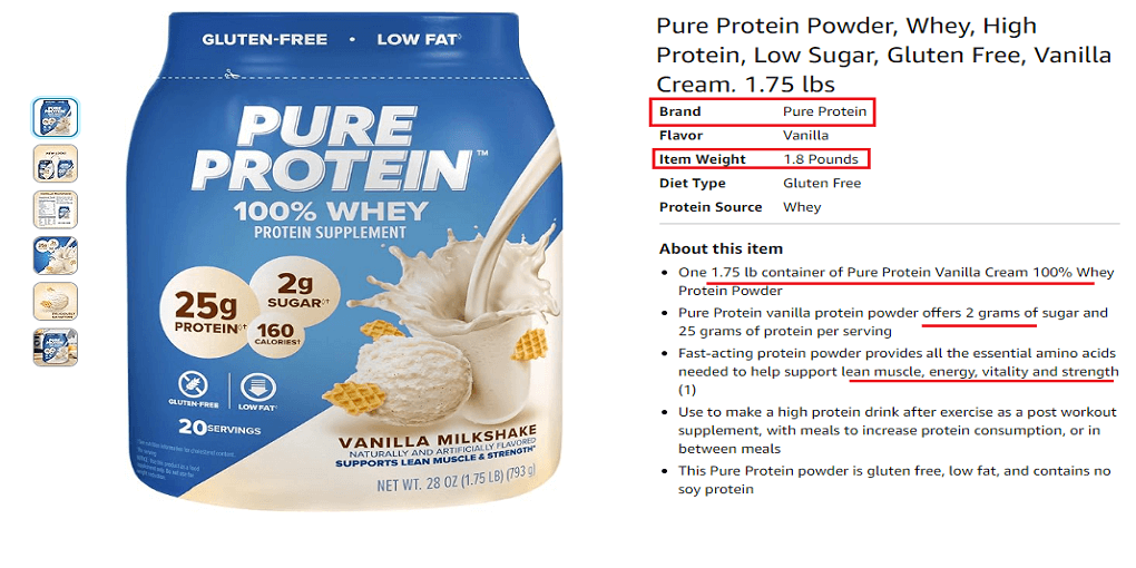 1. Pure Protein Powder