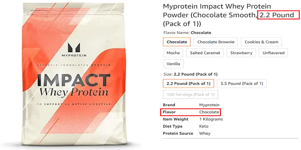 3. Myprotein Impact Whey Protein Powder
