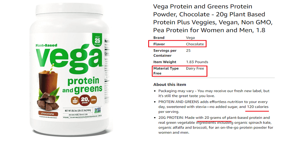 3. Vega Protein and 